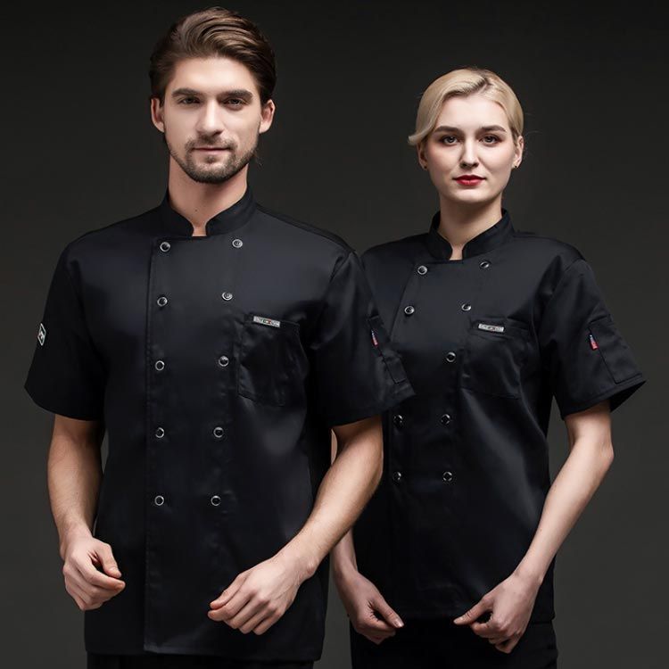 コックシャツ 半袖