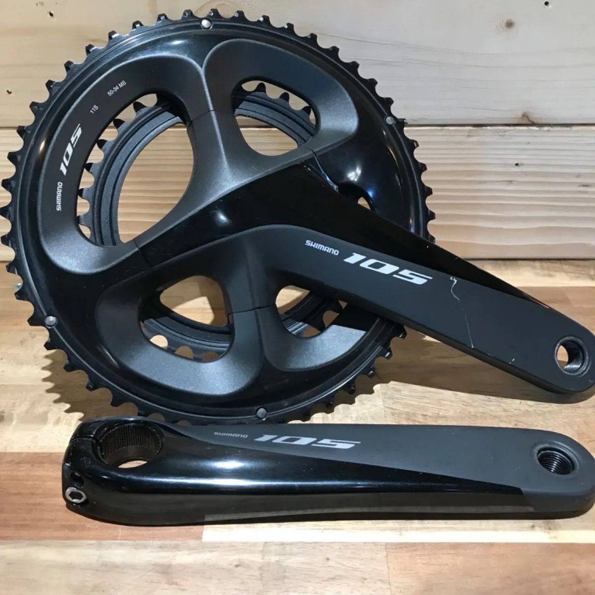 Shimano 105 FC-R7000 クランクセット 172.5mm 50×34T クランク取り付けボルト無し