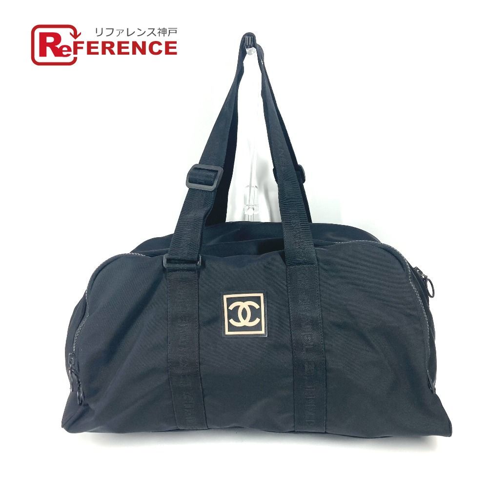CHANEL シャネル ボストンバッグ CC ココマーク A19977 ナイロン 