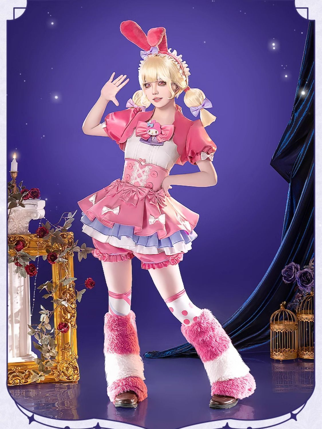 第五人格 コスプレ衣装 赤夫人 チアリーダー かわいいデザイン コスチューム 完全セット 高品質 撮影用 イベント用 仮装 パーティー 舞台衣装 ハロウィン 推し活 女性用