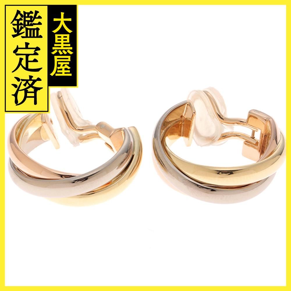 Cartier トリニティ イヤリング クラシックモデル　カルティエ　ピアス トリニティ イヤリング クラシックモデル セミパヴェ[B8031900