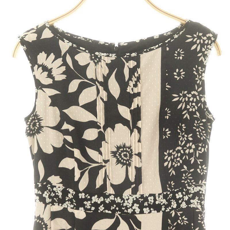 TOCCA ノースリーブ 膝丈ワンピース 0 トッカ TOCCA SOLEIR ドレス ワンピース 膝丈 ノースリーブ 0 黒