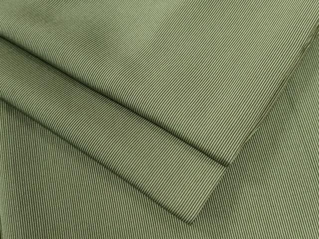 平和屋着物●江戸小紋 万筋 麹塵色×利休鼠色 正絹 CAAZ2825yc