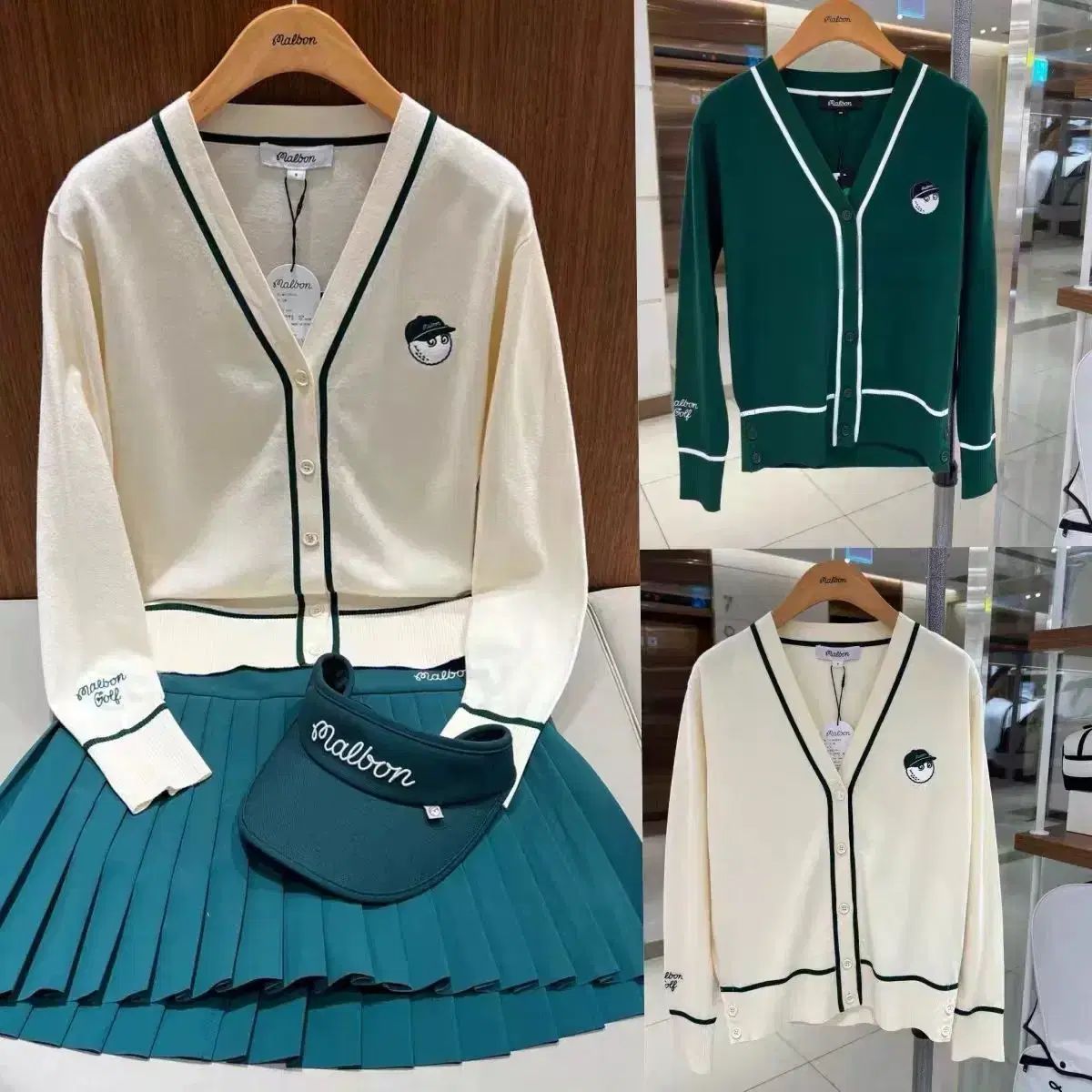 マルバーンゴルフ 女性用ニットカーディガン