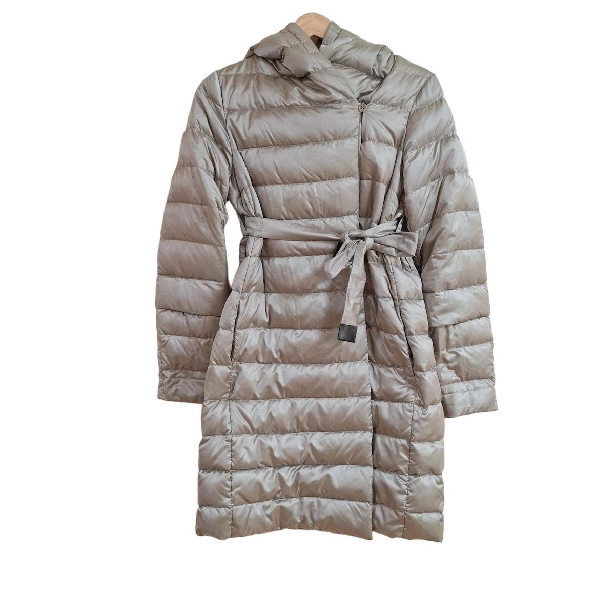 S Max Mara マックスマーラ ダウンコート サイズ40 J レディース - グレーベージュ 長袖|リバーシブル|冬