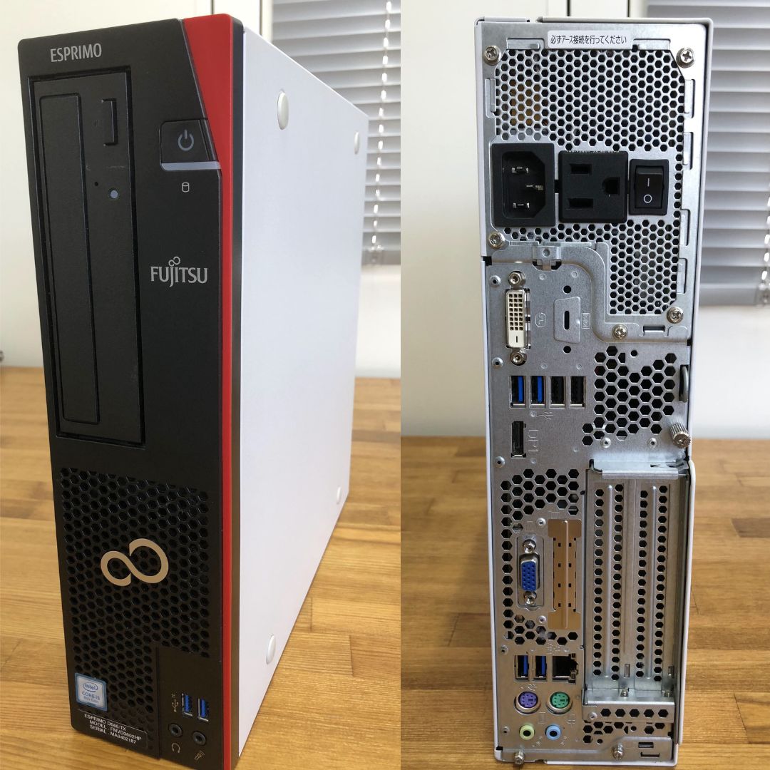 Fujitsu FMVD3802HP 第8世代Core i5-8500 SSD(新品NVMe・512GB) + HDD