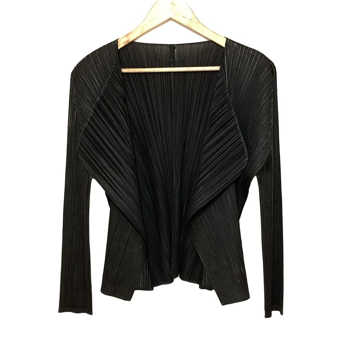 PLETS PLEASE プリーツプリーズ ♡カーディガン ブラック サイズ4 プリーツプリーズ長袖カーディガンサイズ4