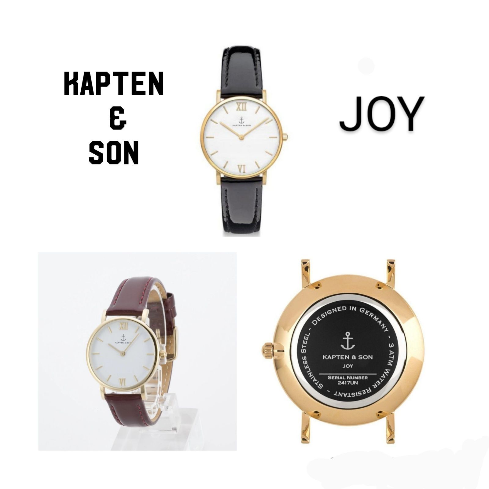 KAPTEN&SON キャプテンアンドサン/腕時計/JOY/Patent - アンプラグド