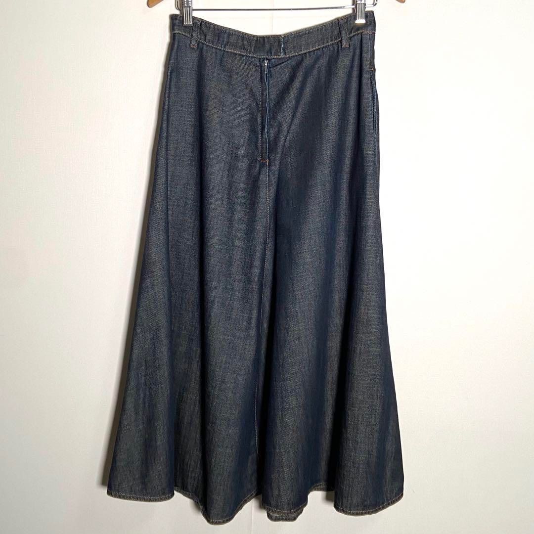 Max Mara WEEKEND スカート デニム コットン ビジュー装飾 40