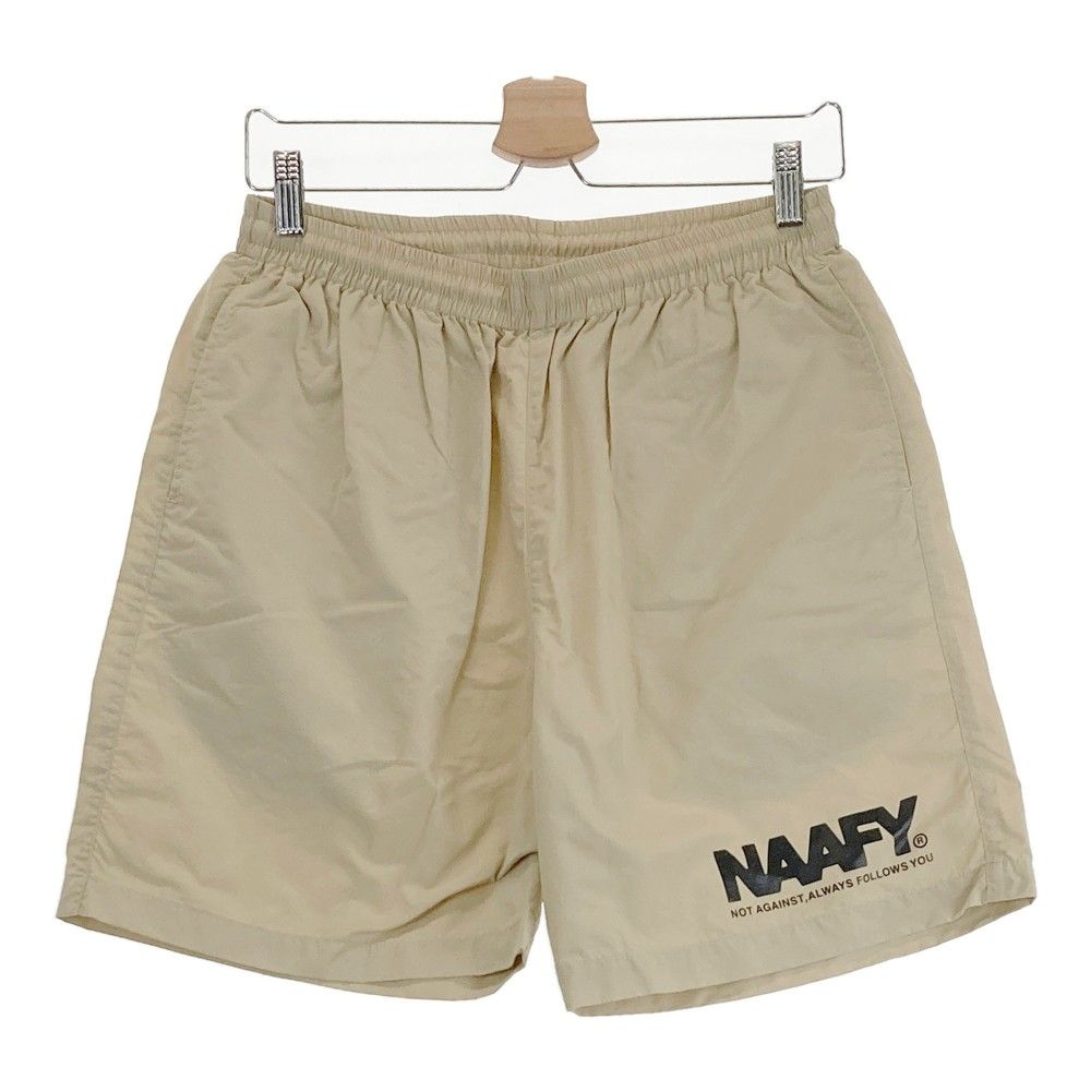 サイズ：S NAAFY ナーフィー  ナイロン ハーフパンツ  ベージュ系 [240101276774]# ゴルフウェア メンズ ストスト
