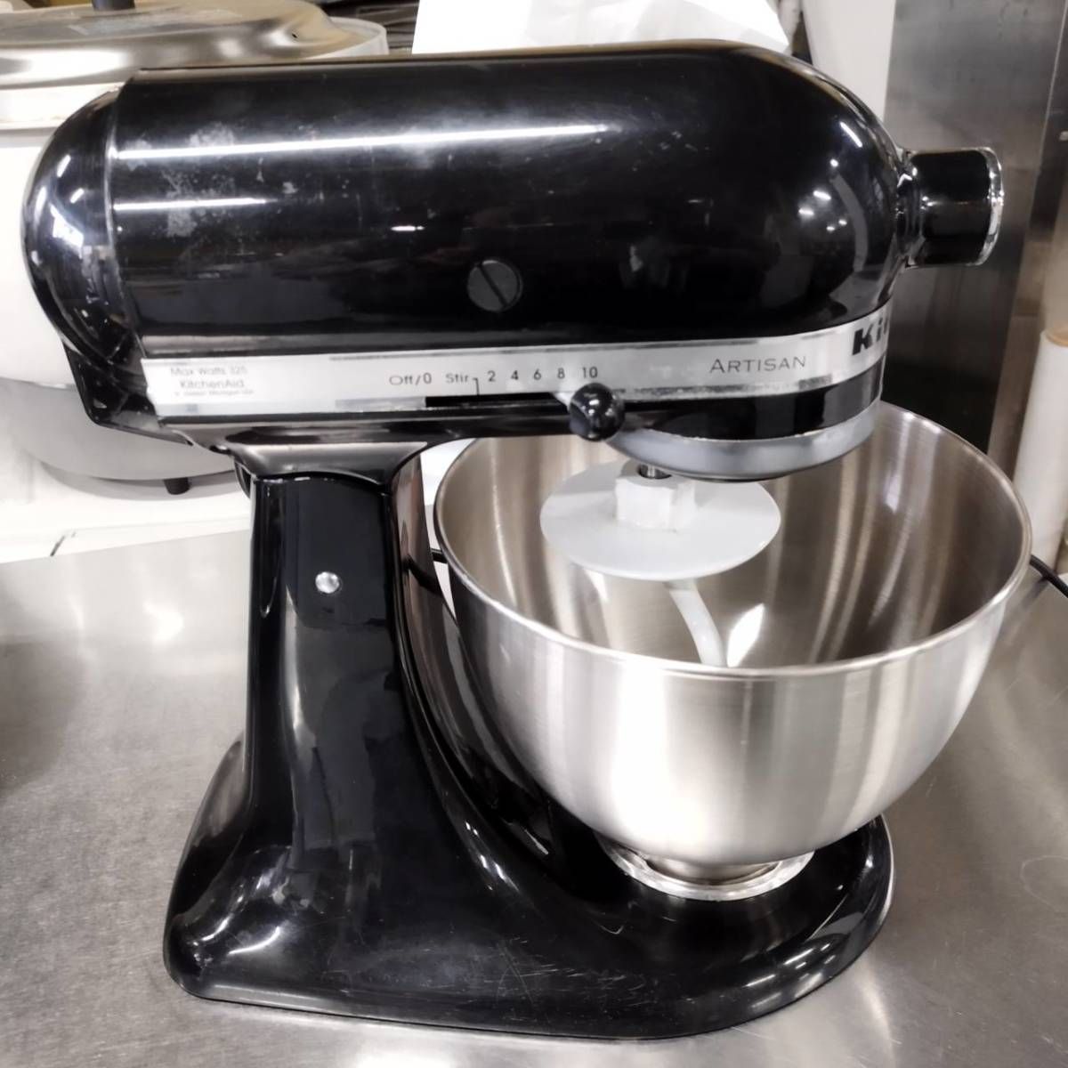 美品キッチンエイドミニKichenAid 9KSM3311BM マットブラック 全国無料