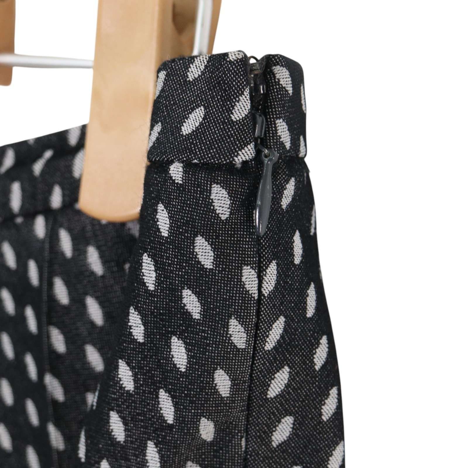 TRUSSARDI トラサルディ 通年 ドット総柄☆ フレア スカート Sz