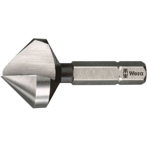 WERA ヴェラ 一枚刃 カウンターシンク ドリルビット 六角軸 差込6.35mm 刃先サイズM10 全長43mm 104665 工具 ツール DIY