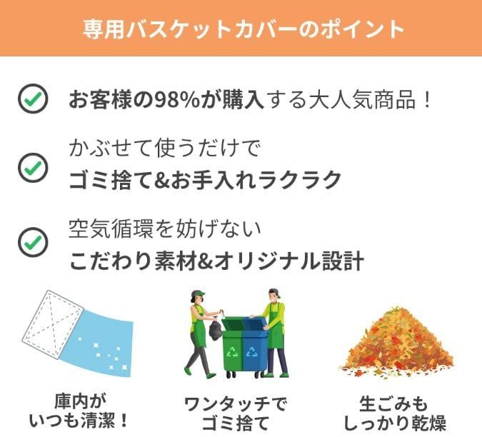 【特価商品】loofen（ルーフェン） バスケットカバー20枚入り 交換 家庭用 ゴミ捨て ラクラク お手入れ簡単