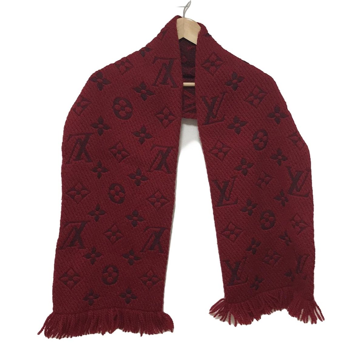 LOUIS VUITTON(ルイヴィトン) マフラー美品 エシャルプ・ロゴマニア  