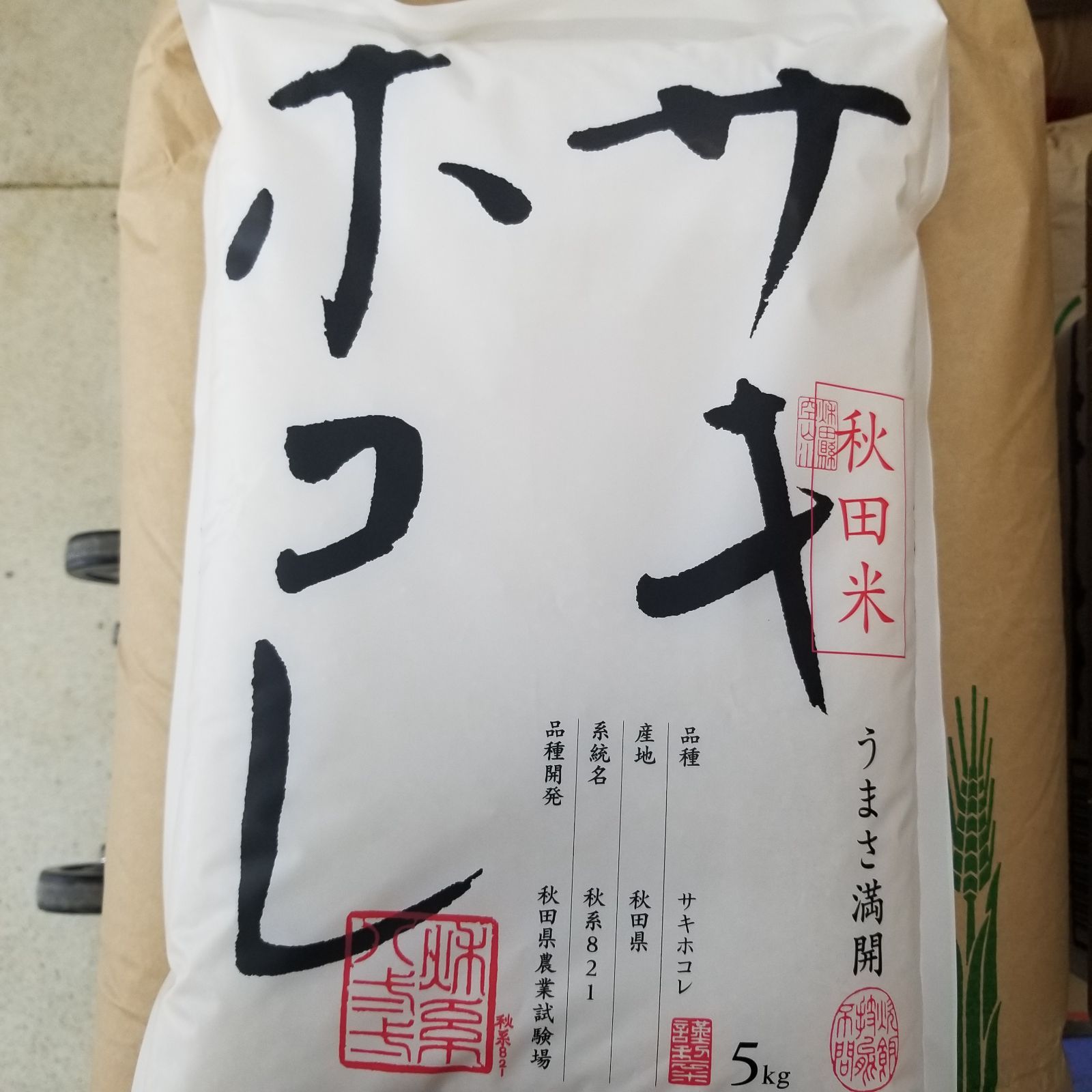 秋田県産サキホコレ10kg(5kg×2袋) - メルカリ