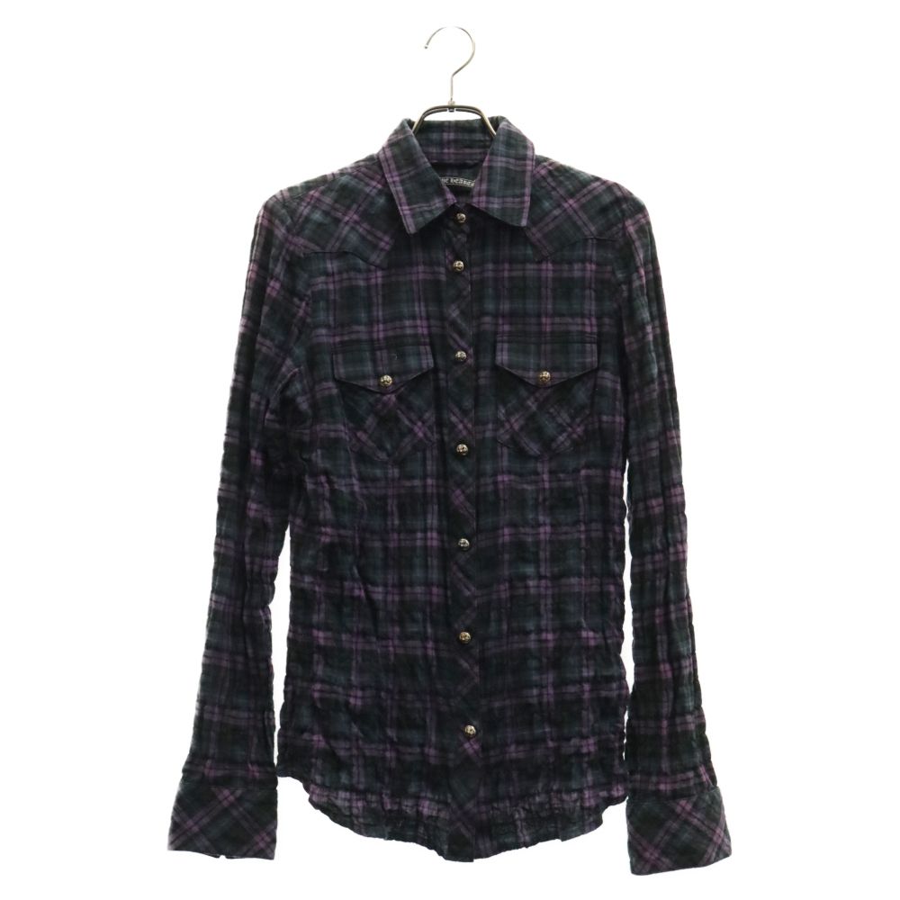 CHROME HEARTS (クロムハーツ) 袖クロスパッチ スナップボタン 