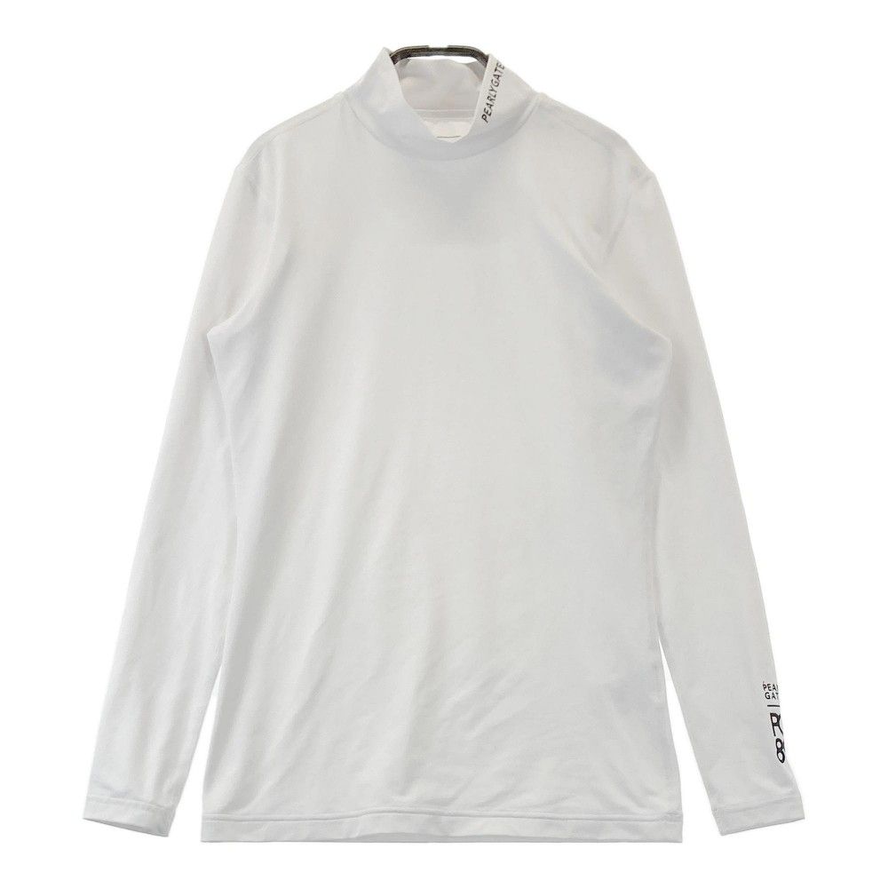 サイズ：1 PEARLY GATES パーリーゲイツ 2024年モデル 長袖 インナーTシャツ  ホワイト系 [240101449559] ゴルフウェア レディース ストスト サイズ：1 PEARLY GATES パーリーゲイツ 2024年モデル 長袖