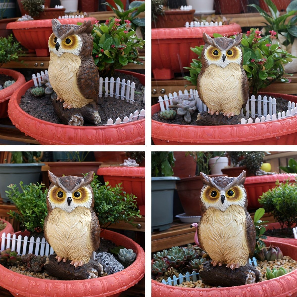 【美品】 木に止まったフクロウ 置物 オブジェ 楽天市場】木に留まるフクロウ《 茶梟 (32cm)》〔 WOOBIA
