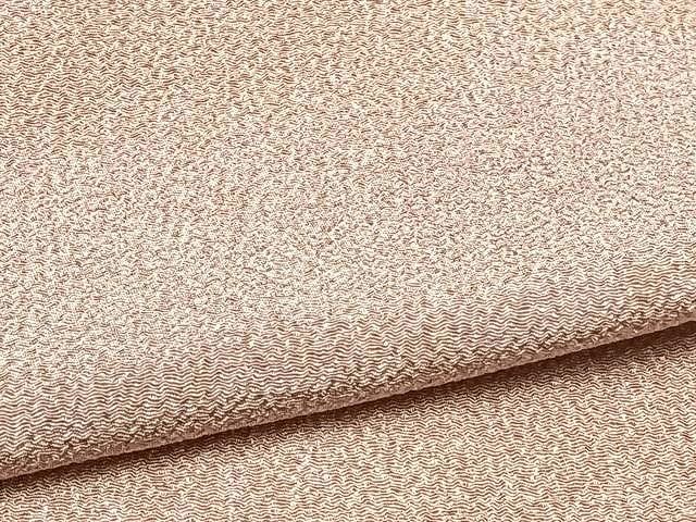 平和屋着物○上質な小紋 霞文 暈し染め 御召縮緬 正絹 逸品