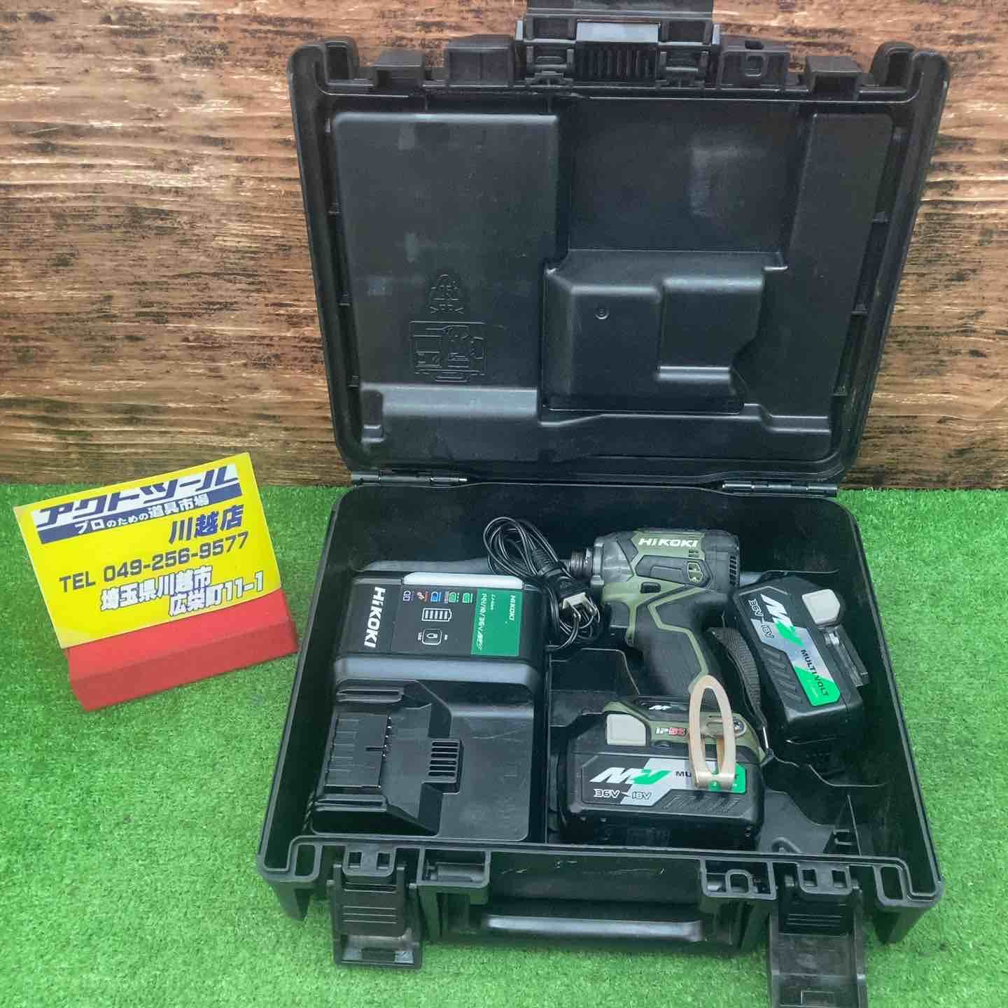 ハイコーキ HIKOKI 旧 日立工機 コードレスインパクトドライバー WH36DC 2XPG 川越店