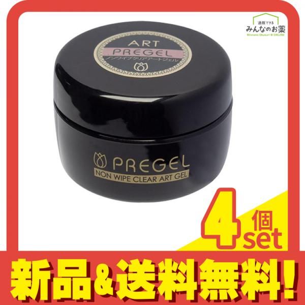 PREGEL(プリジェル) ノンワイプクリアアートジェル 15g 4個セット まとめ売り