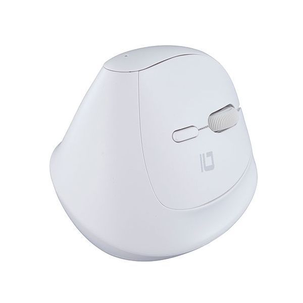 ナカバヤシ PICK! Bluetoothミニエルゴ静音5ボタンBlueLEDマウス ホワイト MUS-BKF223W