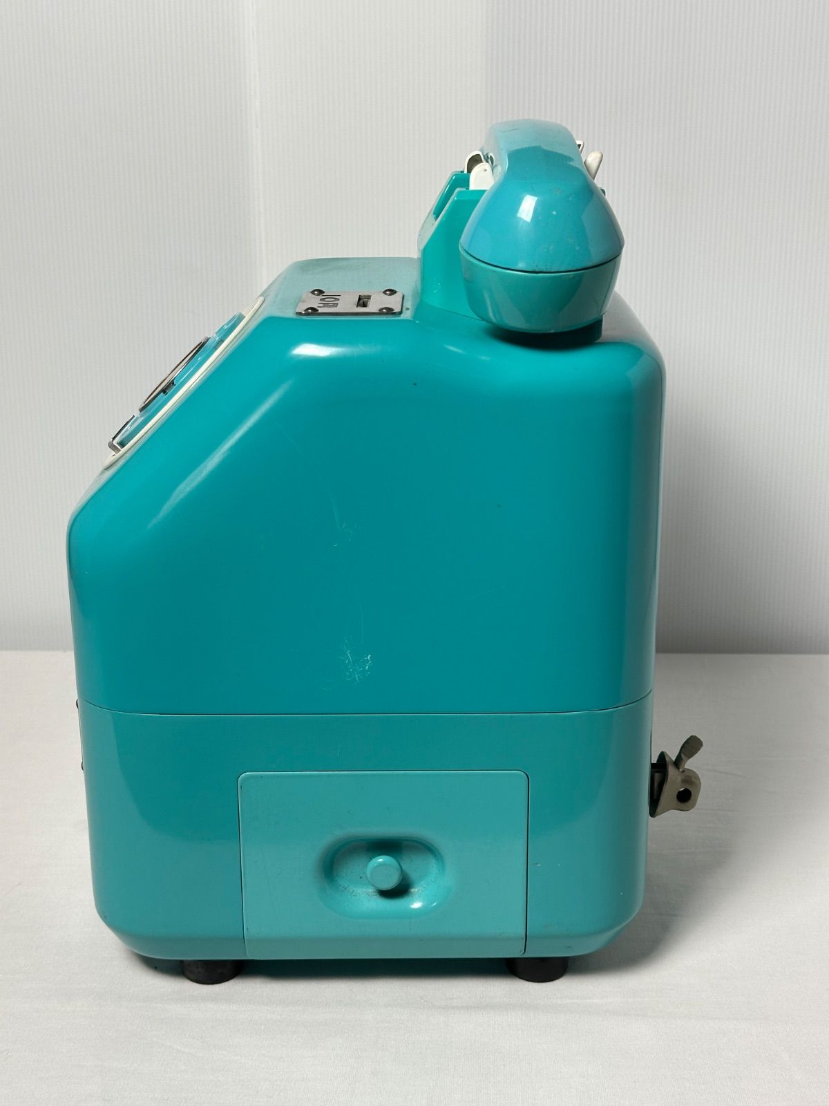 日本電信電話公社 ダイヤル式 公衆電話 青電話 昭和レトロ