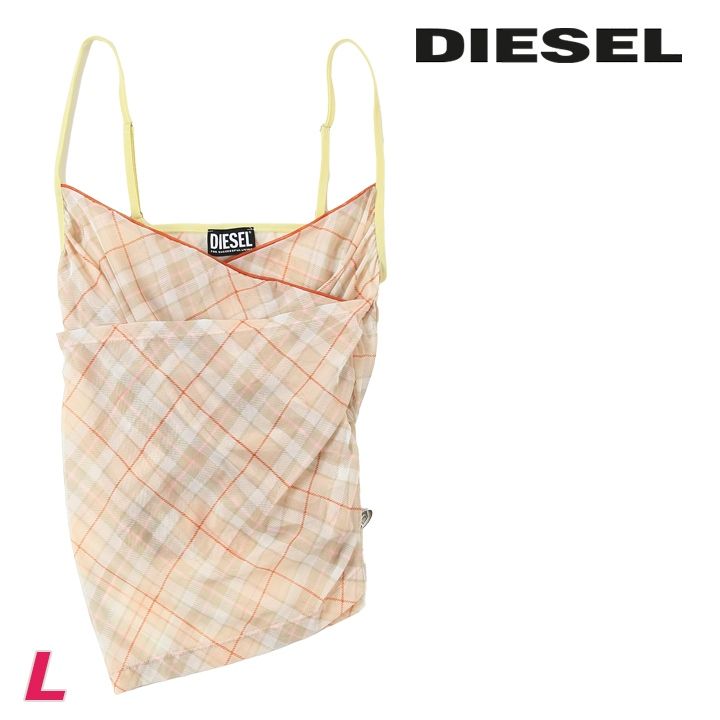 disel チェックキャミソール disel チェックキャミソール DIESEL ディーゼル チェック柄
