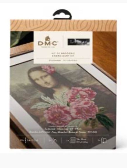 ZB605-1 DMC×ルーヴル美術館 フリーステッチキット「モナ・リザ