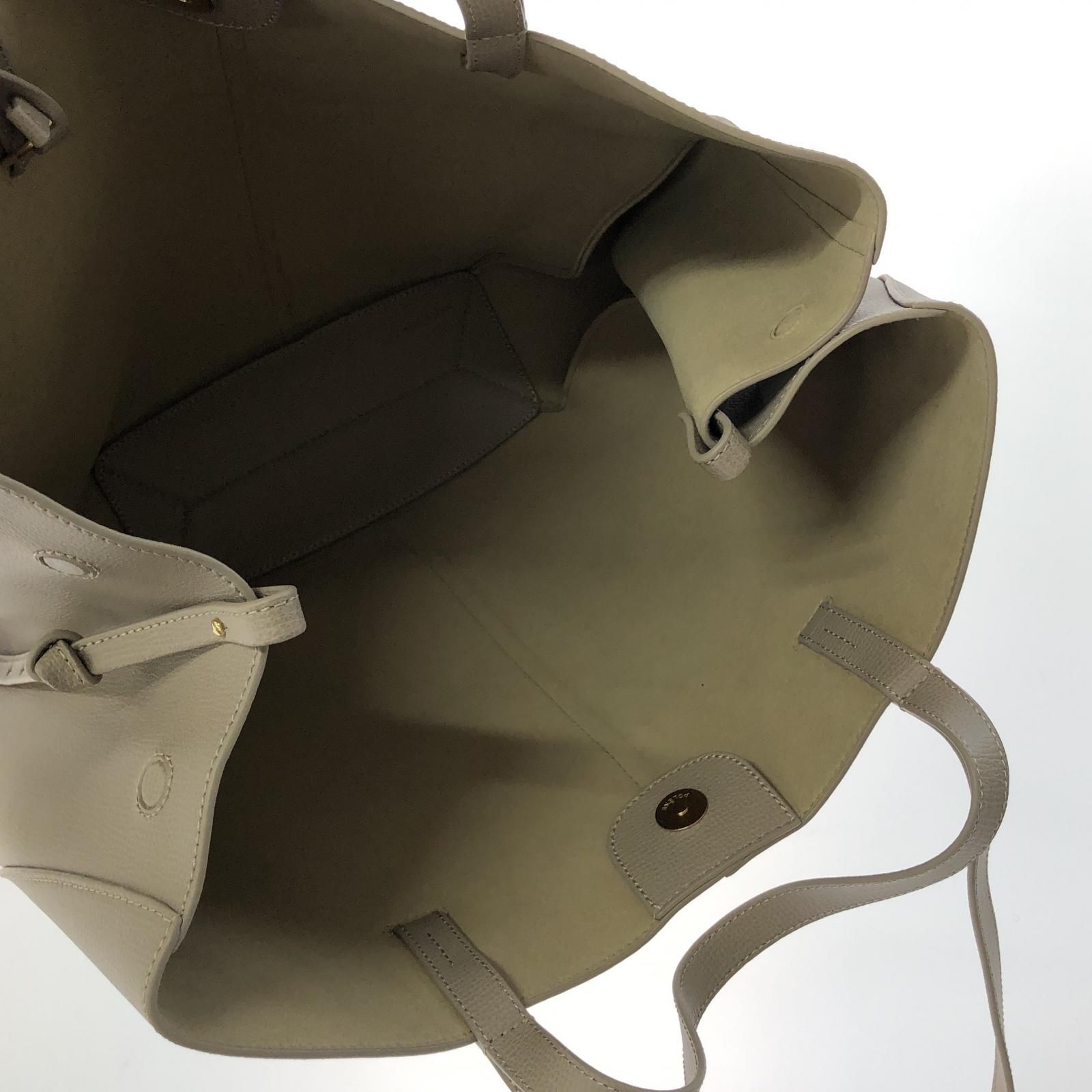 ポレーヌ　トートバッグ ポーチ付き Polène ポレーヌ ポーチ付きトートバッグ/グレージュ レディース