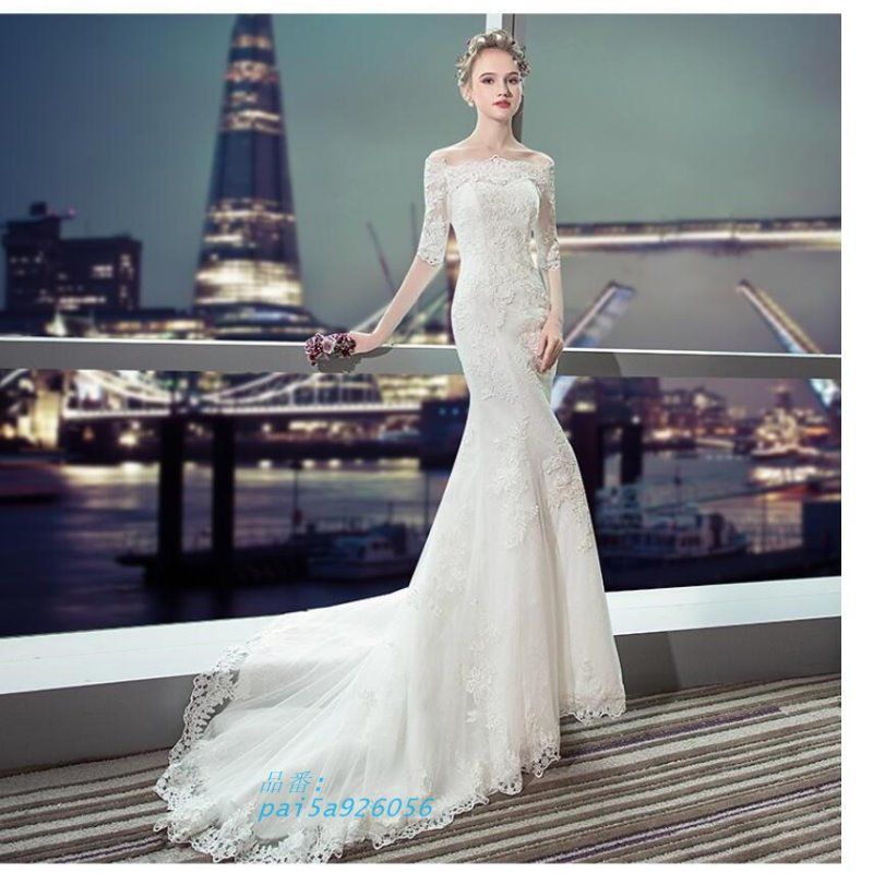 トレーンドレス ウエディングドレス