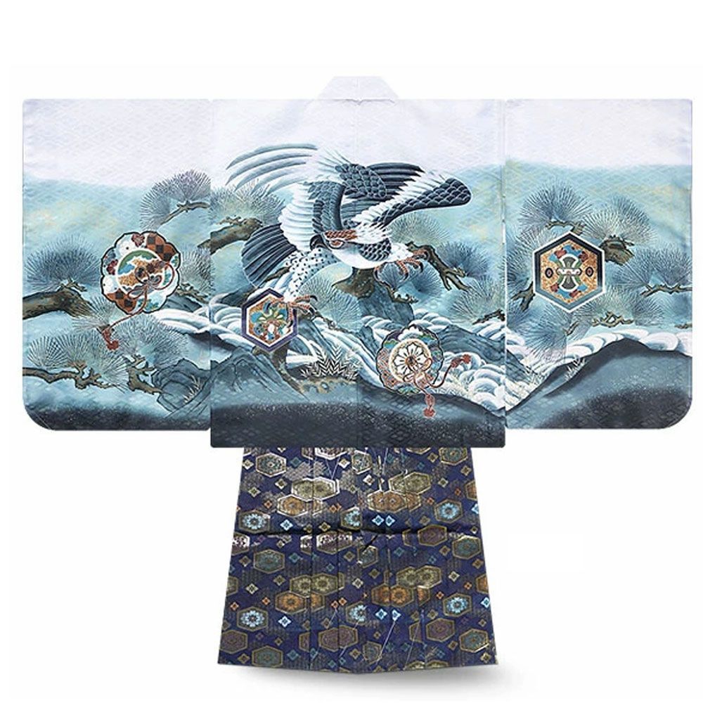 5歳男児 着物 羽織袴 アンサンブル 豪華13点フルセット 【公式通販】