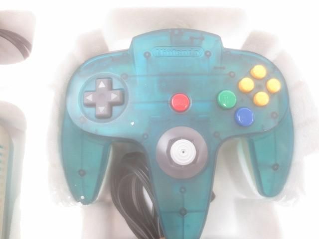 まとめ売り 品 ゲーム NINTENDO 64 本体 NUS-001 クリアブルー 動作品 き COLEGIOBAU_CL