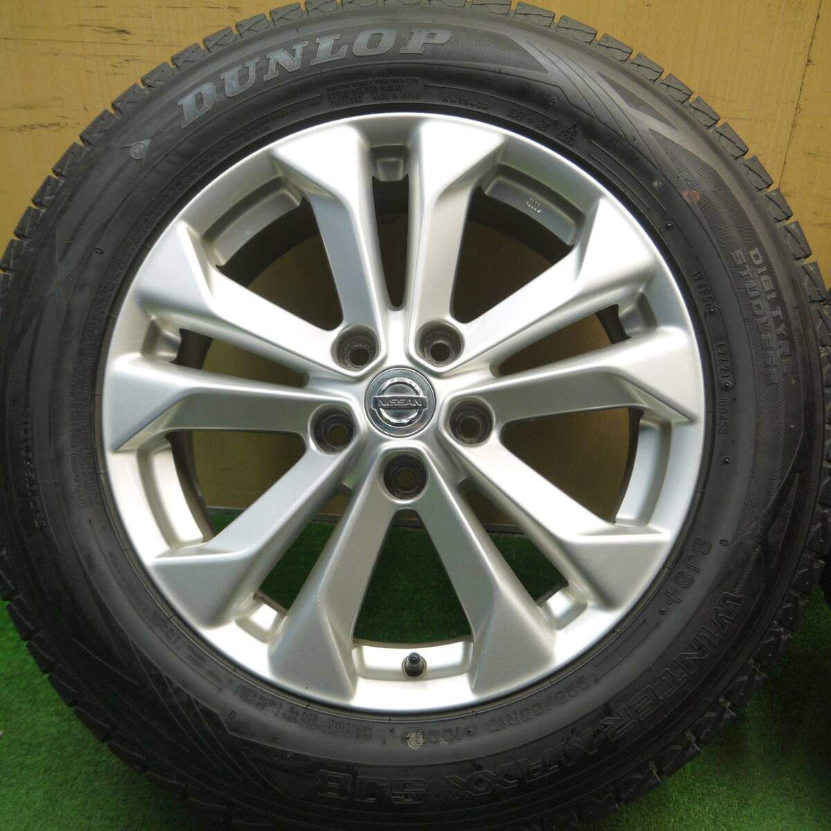 【美品！】225/65R17 スタッドレス【バリ溝】 バリ溝！21年！キレイ！9分☆日産 T32 エクストレイル 純正 225