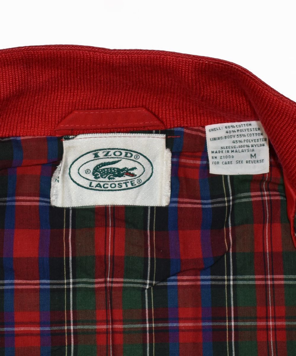 90s IZOD LACOSTE ラコステ スイングトップ ハリントンジャケット M