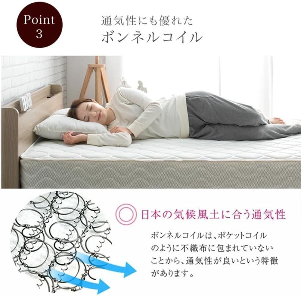RENEW 寝心地＆耐久性UP】タンスのゲン マットレス シングル 厚み20cm