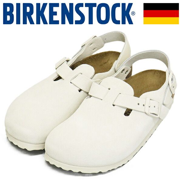 BIRKENSTOCK ビルケンシュトック 1029270 TOKIO トキオ スエードレザーサンダル ANTIQUE WHITE ナロー幅 BI442 ナロー幅 39-約25.0cm