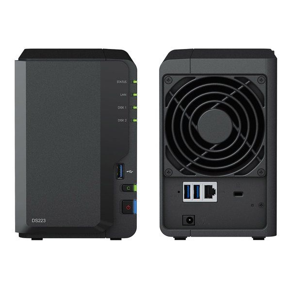Synology シノロジー DiskStation DS223 HAT3300-4TB 2個 DS223 HAT3300-4TB2 2661646