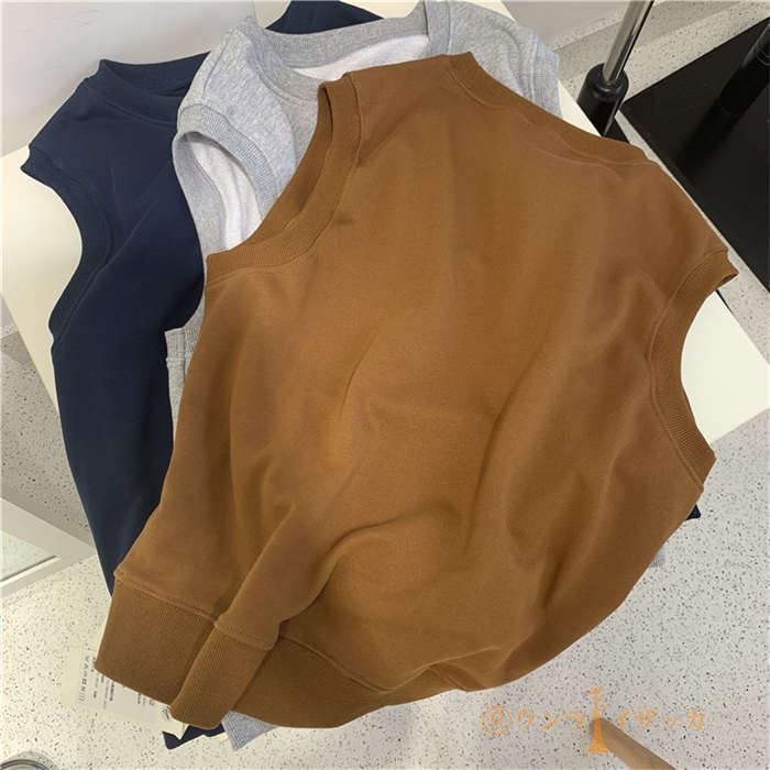 ベスト レディース 春 夏 スウェット ベスト ゆったり