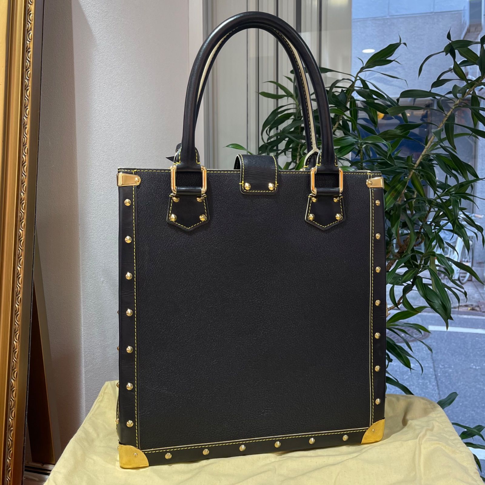 LOUIS VUITTON アンプレヴィジーブル トートバッグ スハリ レザー