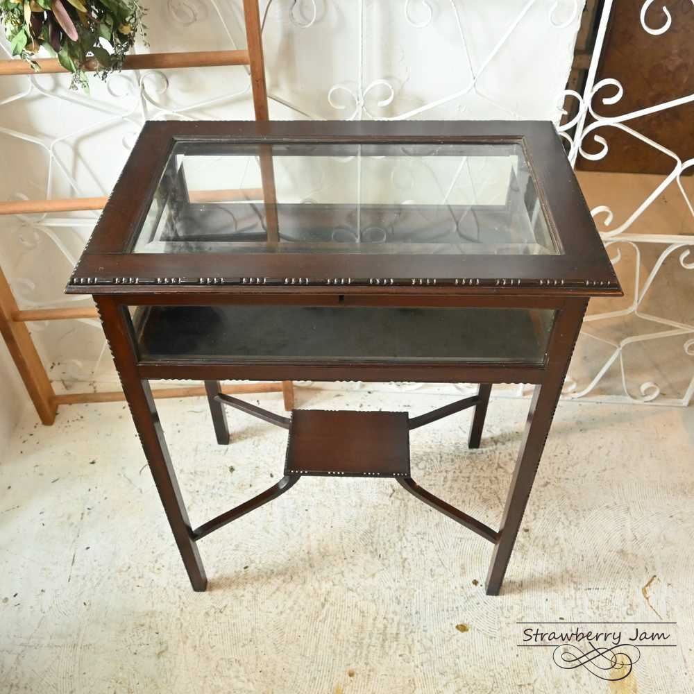 L3705-8 英国アンティーク ジュエリーキャビネット ショーケース 収納 L3705-8 英国アンティーク ジュエリーキャビネット ショーケース 収納