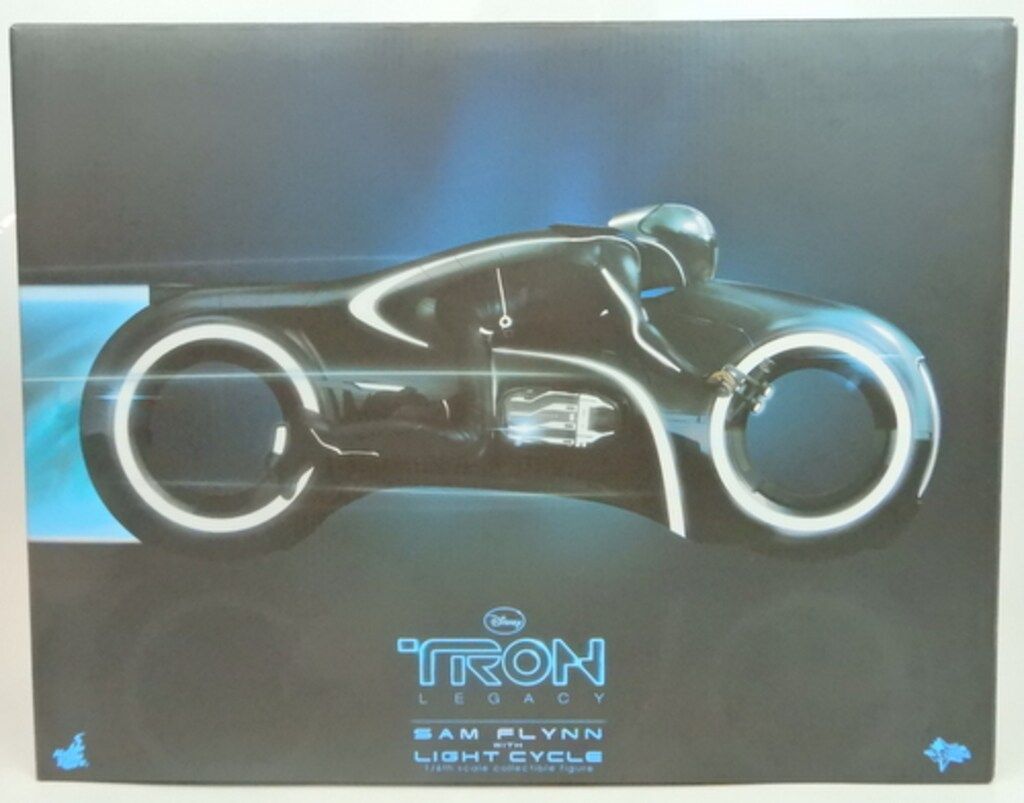 HOTTOYS MOVIE MASTERPIECE SAM FLYNN | WITH LIGHT CYCLE MMS142