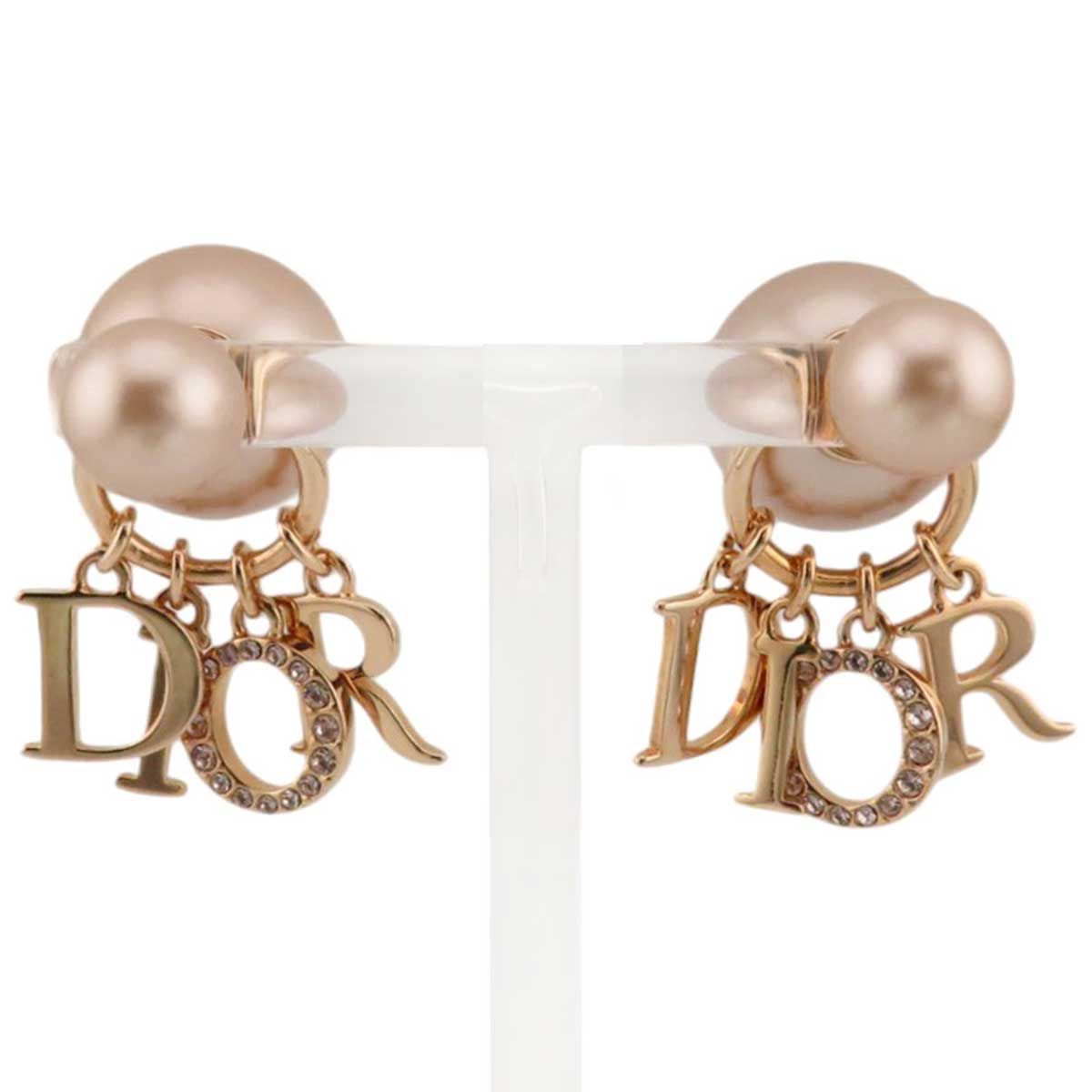 Dior Tribales ピアス　メタル & レジンパール DIOR | Dior Tribales ピアス メタル・レジンパール・クリスタル