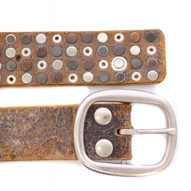 マリテフランソワジルボー MARITHE FRANCOIS GIRBAUD ベルト スタッズ