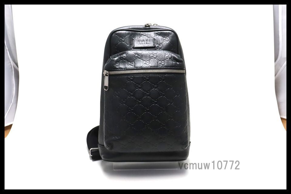 近年モデル 美 GUCCI グッチシマ レザー ボディバッグ グッチ 1002rn157-5D