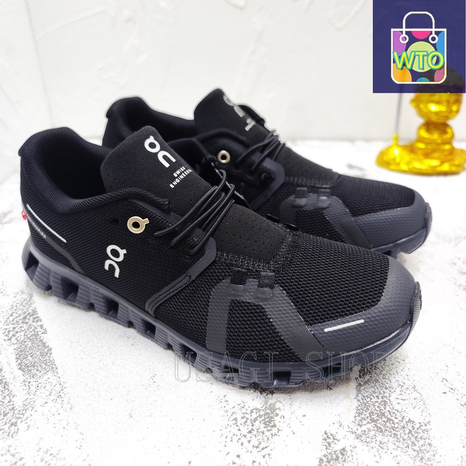 On Cloud 5 ランニングシューズ ブラック On オン ランニングシューズ Cloud 5 クラウド5 All Black
