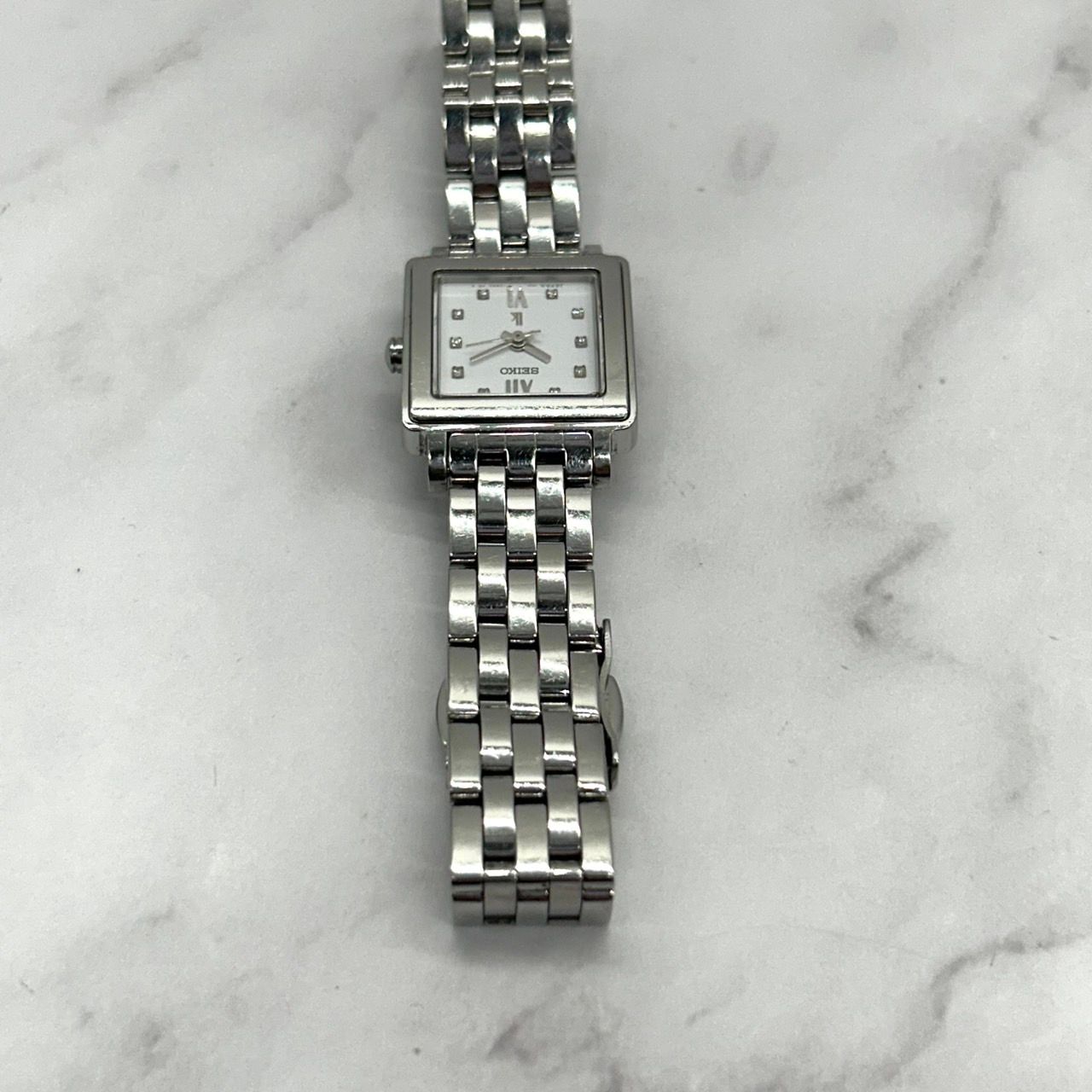 【新品電池】SEIKO ルキア 8Pダイヤ レディース 腕時計 シルバー 稼働品】セイコー ルキア 1N01-0GK0 レディース 腕時計 8P