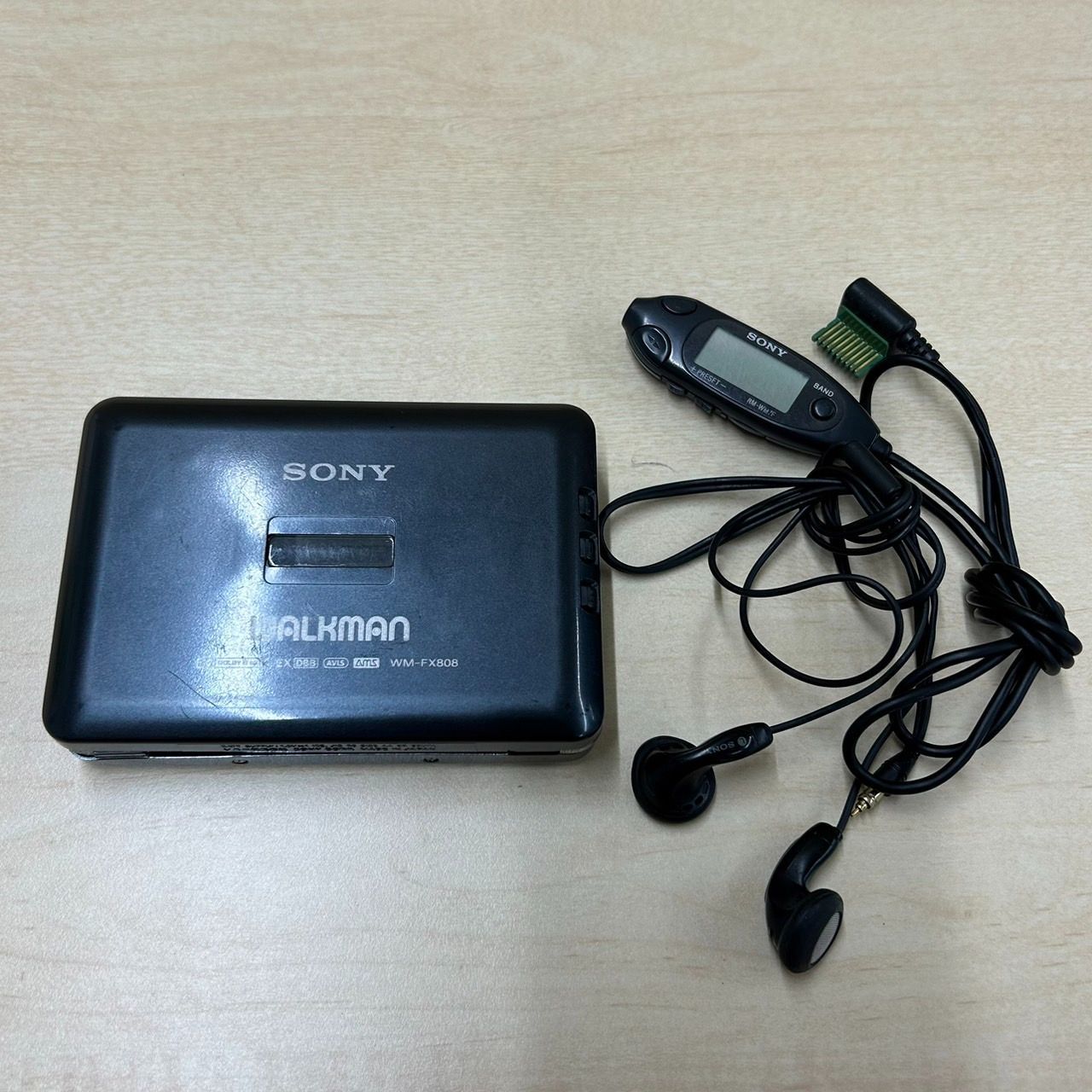 NG ◎U304-NG7-5 SONY WALKMAN ラジオカセットプレーヤー WM-FX808 イヤホン付き 不動 - メルカリ