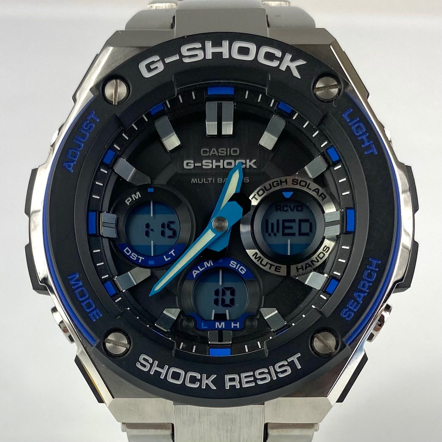 美品】カシオ CASIO ジーショック G-SHOCK G–STEEL GST-W100D-1A2JF 
